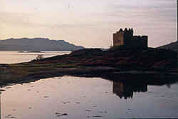 eilan donan castle on the west coast of scotland